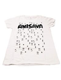 ANISAVA　Ｔシャツ　レディース　モノクロ（Ｍ）